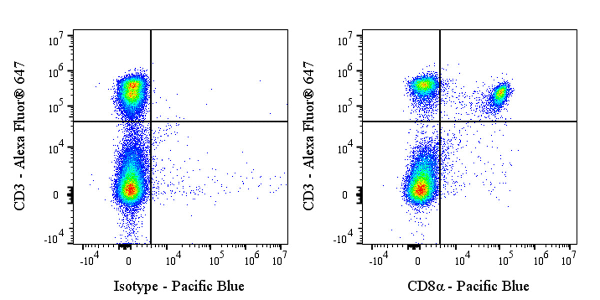 Pacific Blue Rat Anti-Mouse CD8α Antibody (S-353-45)