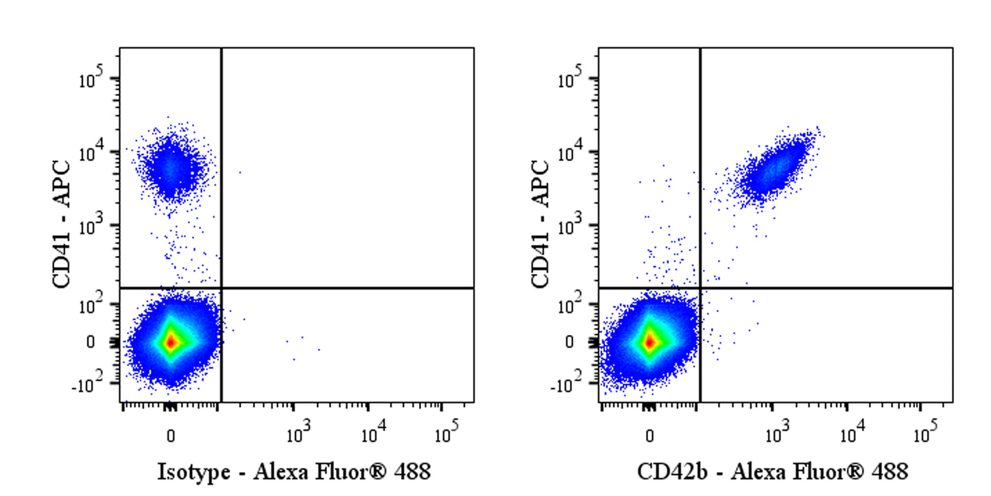Alexa Fluor® 488 Mouse Anti-Human CD42b Antibody (HIP1)
