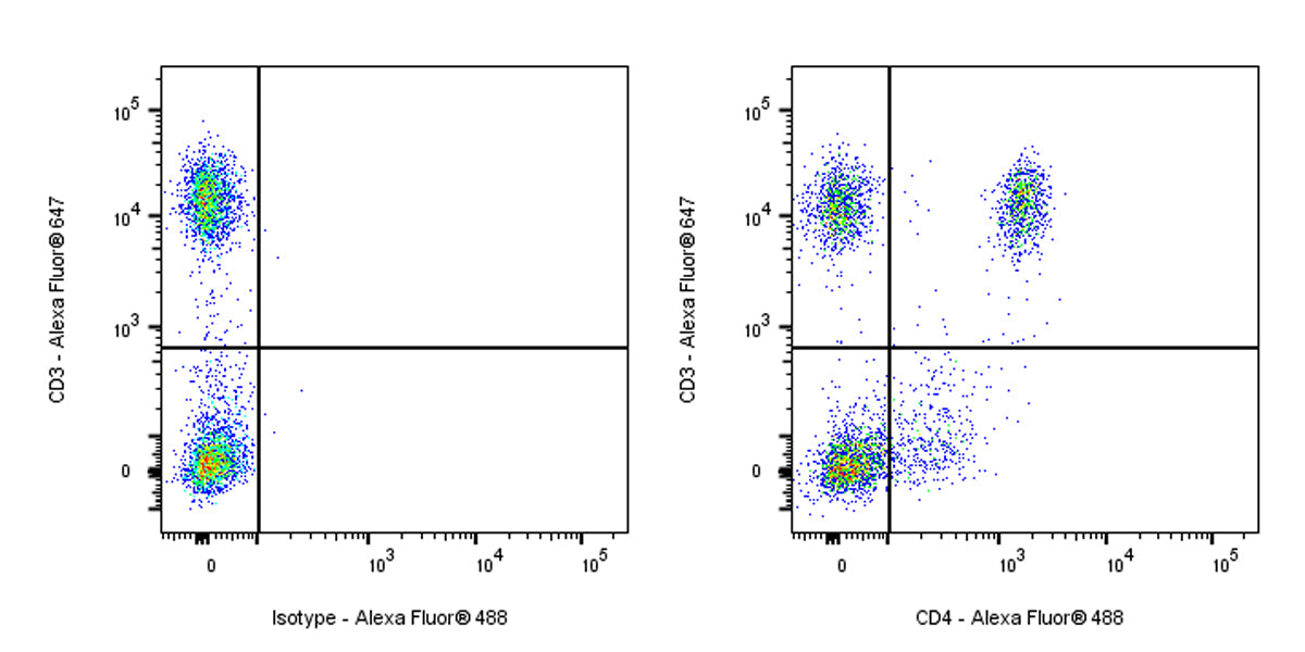 Alexa Fluor® 488 Mouse Anti-Human CD4 Antibody (S-3179)