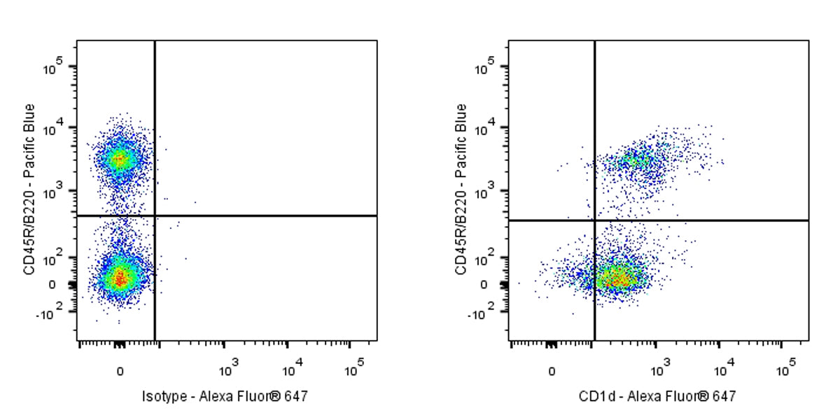 Alexa Fluor® 647 Rat Anti-Mouse CD1d Antibody (1B1)