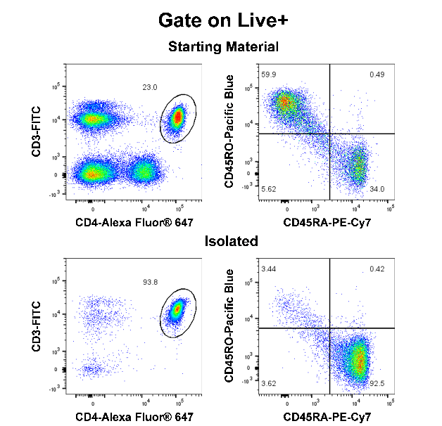 Human Naïve CD4 T Cell Isolation Kit (Column-Free)