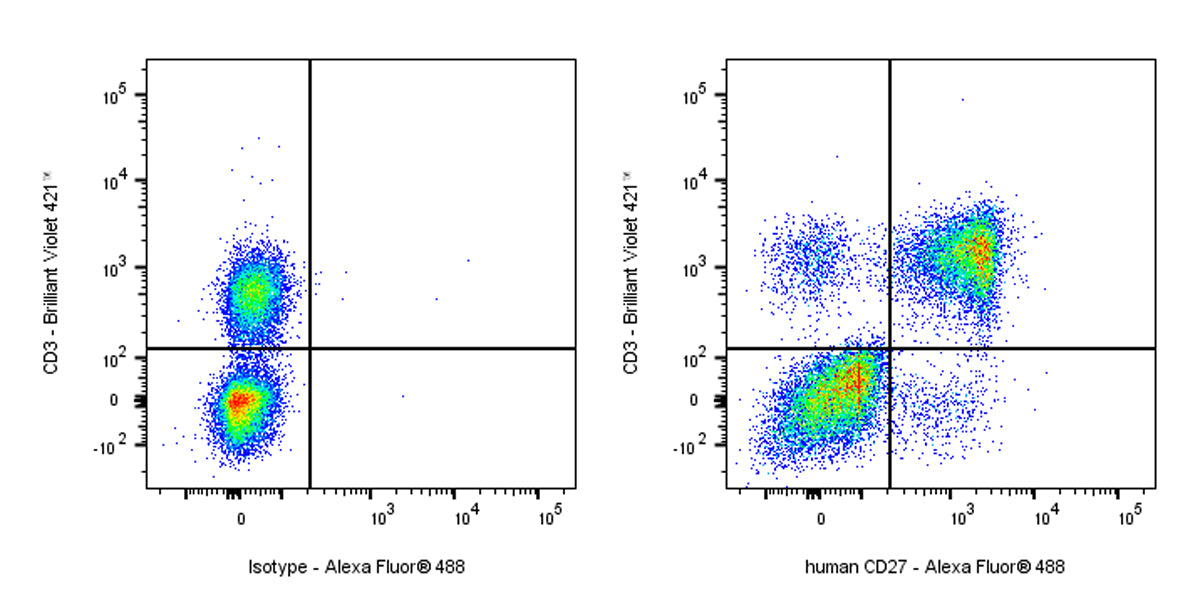 Alexa Fluor® 488 Mouse Anti-Human CD27 Antibody (S-568-2)