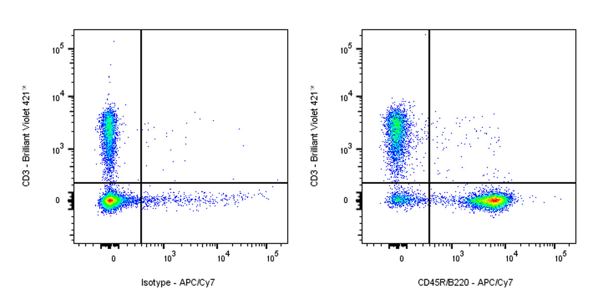 APC-Cy7 Rat Anti-Mouse CD45R/B220 Antibody (RA3-6B2)