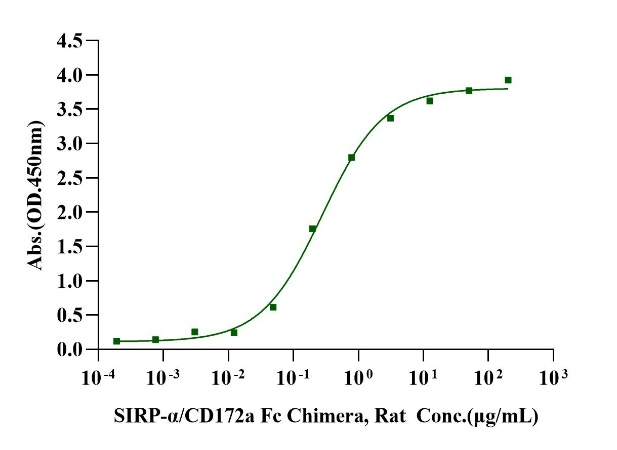 SIRP-α/CD172a Fc Chimera Protein, Rat
