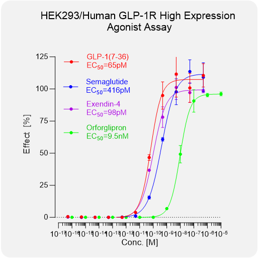 HEK293 Human GLP-1R High Expression Stable Cell