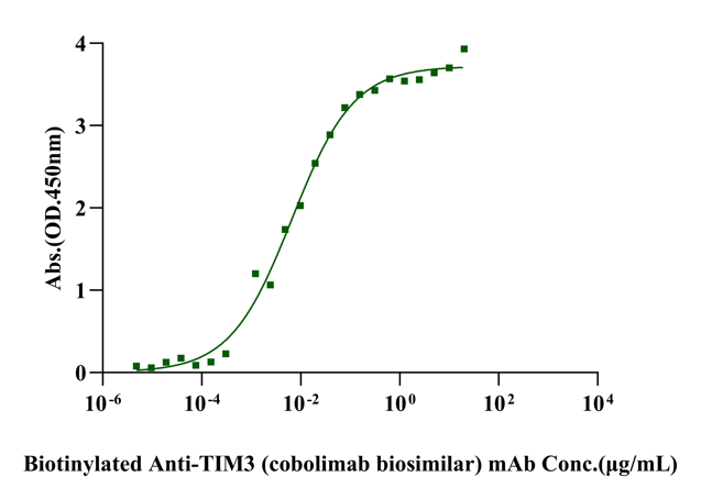 TIM-3/HAVCR2 Fc Chimera Protein, Human