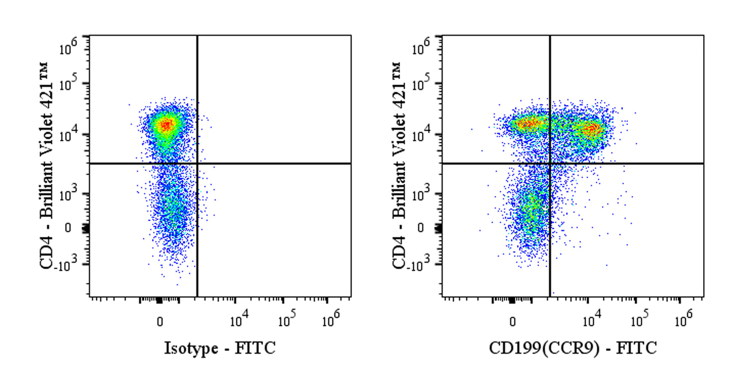 FITC Rat Anti-Mouse CD199 (CCR9) Antibody (9B1)
