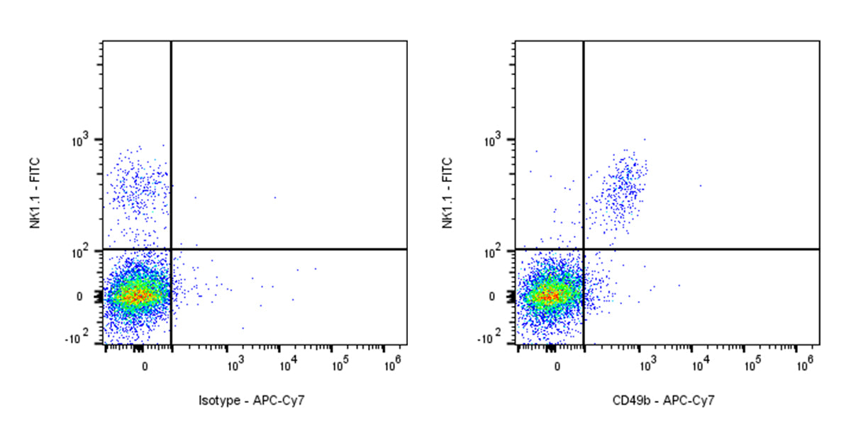 APC-Cy7 Rat Anti-Mouse CD49b Antibody (DX5)