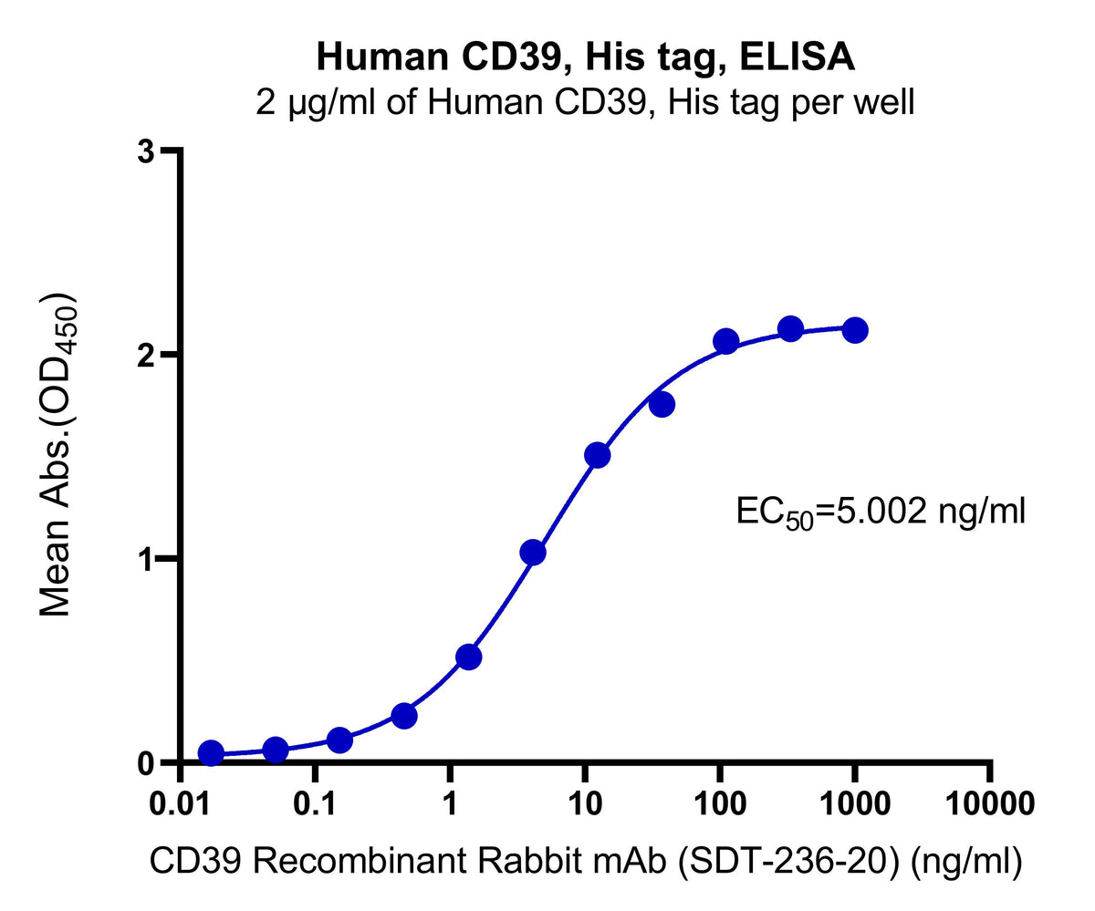 Human CD39, His tag