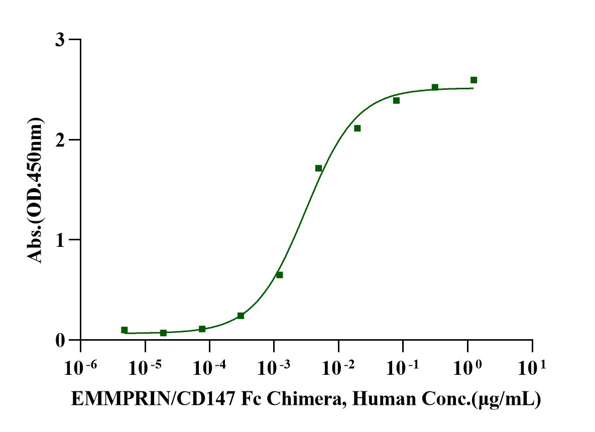 EMMPRIN/CD147 Fc Chimera Protein, Human
