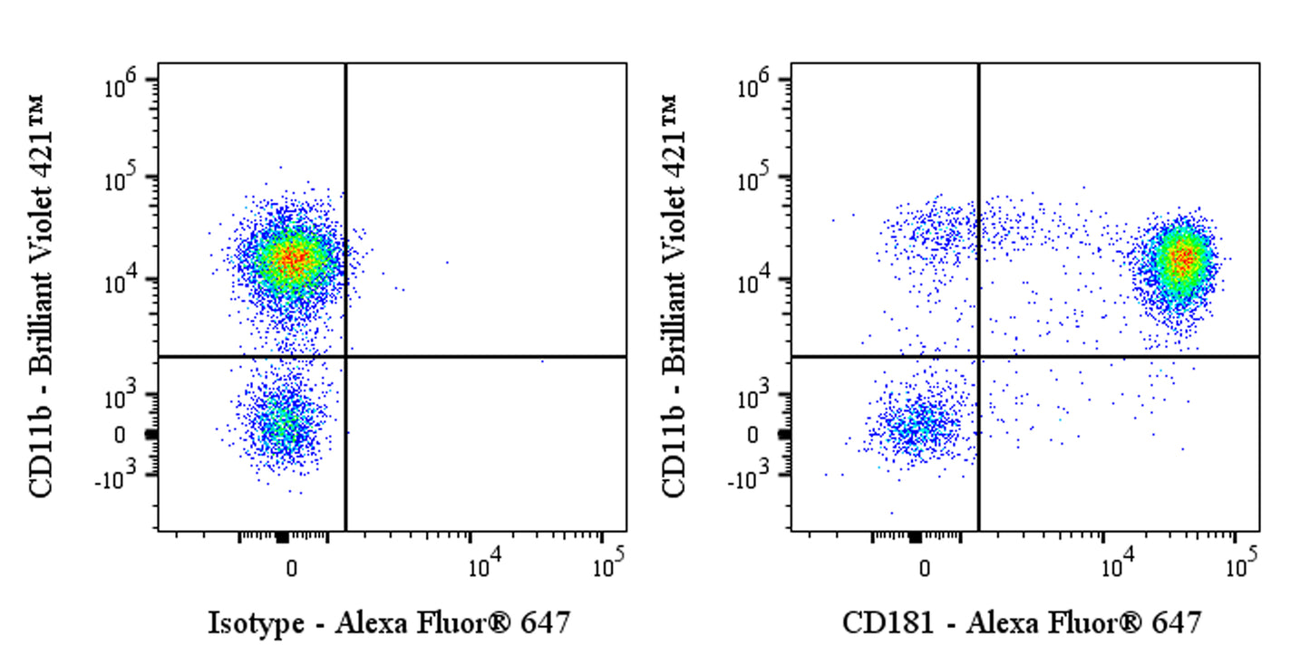 Alexa Fluor® 647 Mouse Anti-Human CD181 Antibody (S-3490)