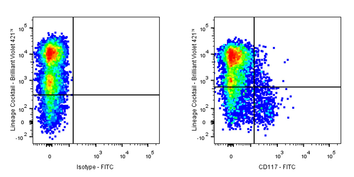 FITC Rat Anti-Mouse CD117 Antibody (2B8)