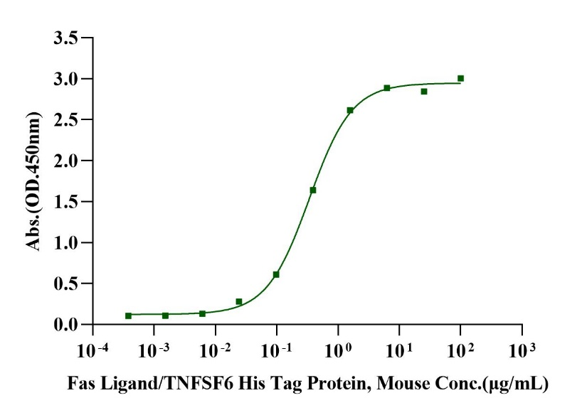 Fas Ligand/TNFSF6 His Tag Protein, Mouse