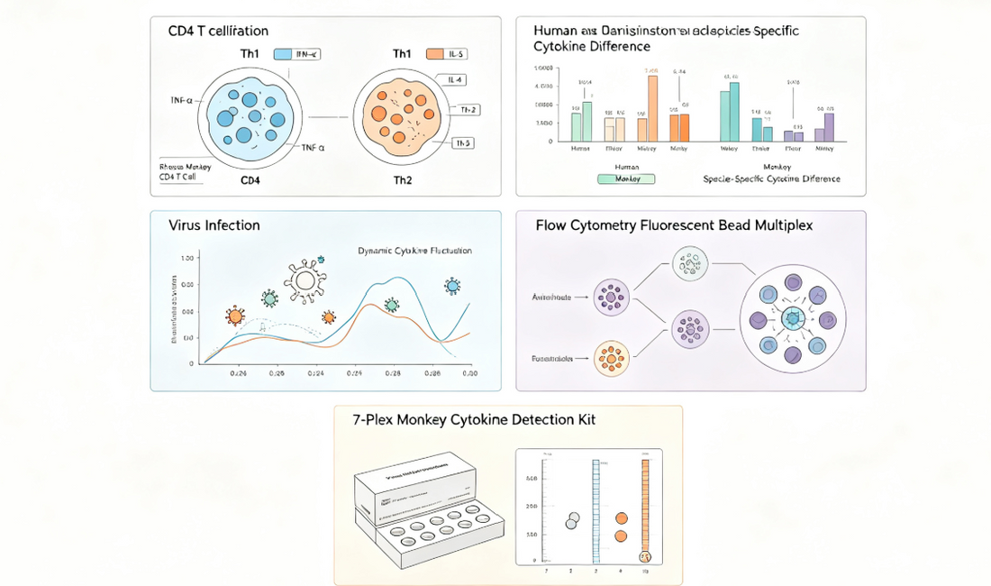 NHP Th1/Th2 Multiplex Cytokine Detection: Comprehensive Immune Profiling in Non-Human Primates