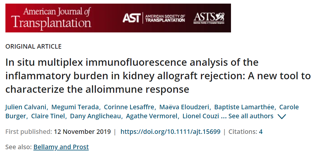 Application of Multiplex Fluorescent Immunohistochemistry (mIHC) in the Evaluation of Organ Transplant Rejection
