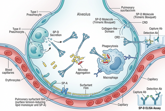 SP-D Paired Antibodies: Structure, Immune Function and Sandwich Assay Design