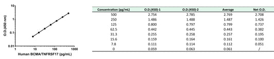 Human BCMA/TNFRSF17 OneStep ELISA Kit