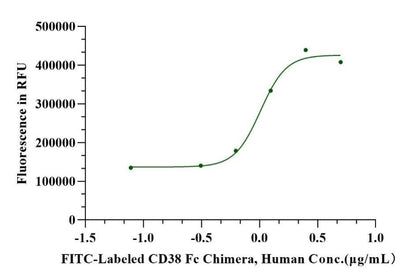 FITC-Labeled CD38 Fc Chimera Protein, Human