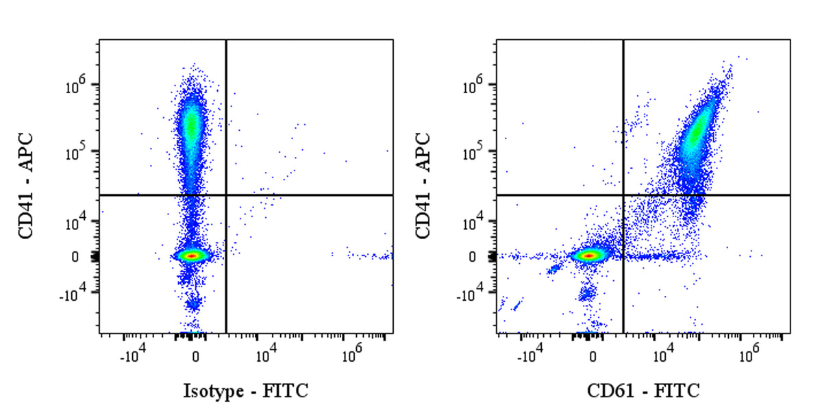 FITC Mouse Anti-Human CD61 Antibody (VI-PL2)