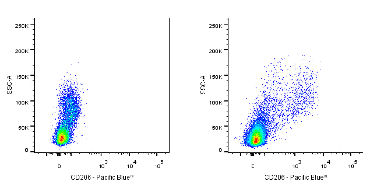 Pacific Blue Mouse Anti-Human CD206 Antibody (15-2)
