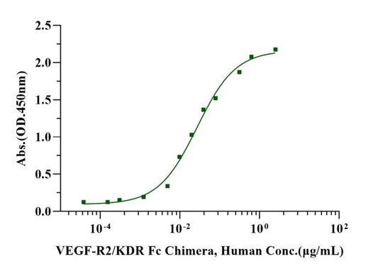 VEGF-R2/KDR Fc Chimera Protein, Human
