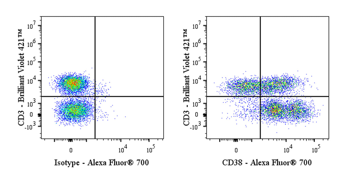 Alexa Fluor® 700 Mouse Anti-Human CD38 Antibody (S-1966-20)
