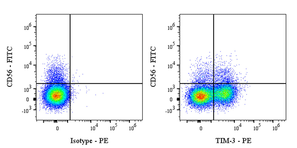 PE Mouse Anti-Human TIM-3 Antibody (F38-2E2)