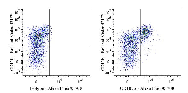 Alexa Fluor® 700 Rat Anti-Mouse CD107b (Mac-3) Antibody (M3/84)