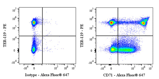 Alexa Fluor® 647 Rat Anti-Mouse CD71 (TfR1) Antibody (RI7217)
