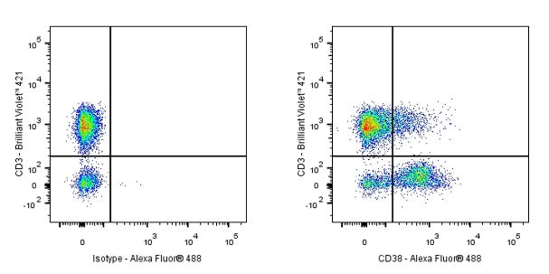 Alexa Fluor® 488 Mouse Anti-Human CD38 Antibody (S-R507-1)