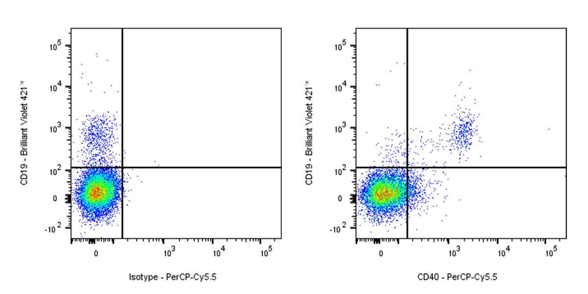 PerCP-Cy5.5 Mouse Anti-Human CD40 Antibody (HI40a)