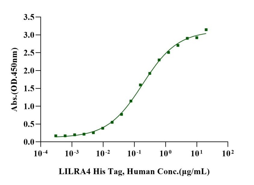 LILRA4 His Tag Protein, Human
