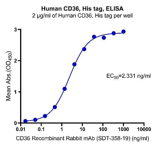 Human CD36, His tag