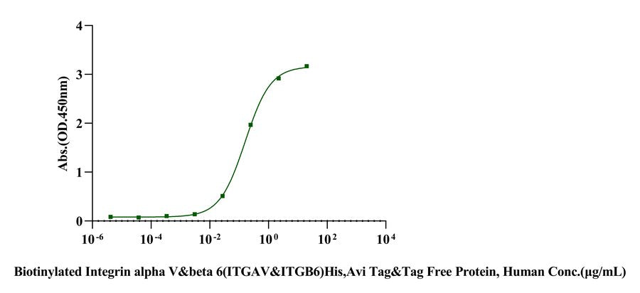 Biotinylated Integrin alpha V&beta 6(ITGAV&ITGB6) His,Avi Tag&Tag Free Protein, Human