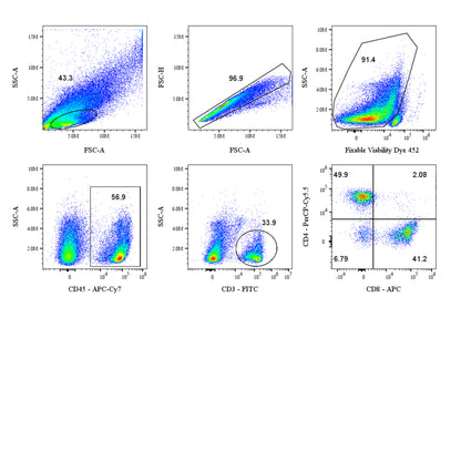 Mouse T Cell Panel Kit (CD45/CD3/CD4/CD8)