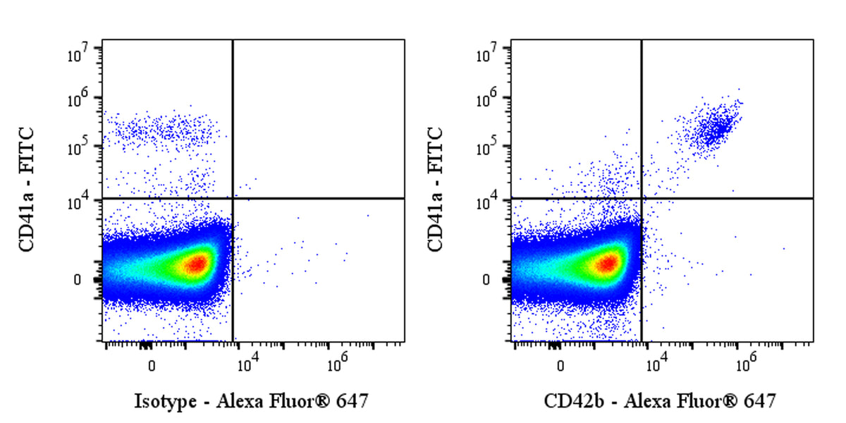 Alexa Fluor® 647 Mouse Anti-Human CD42b Antibody (HIP1)