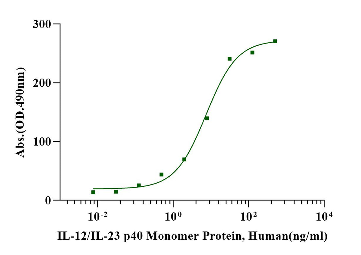 IL-12/IL-23 p40 Monomer Protein, Human