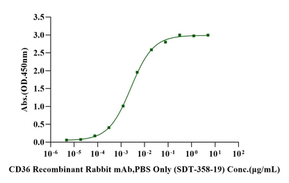 CD36/SR-B3 His Tag Protein, Cynomolgus