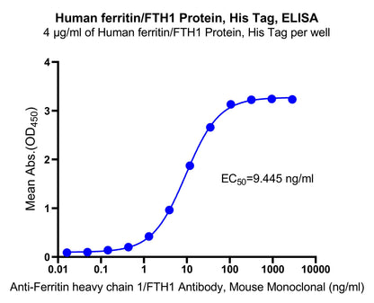 ferritin/FTH1 His Tag Protein, Human