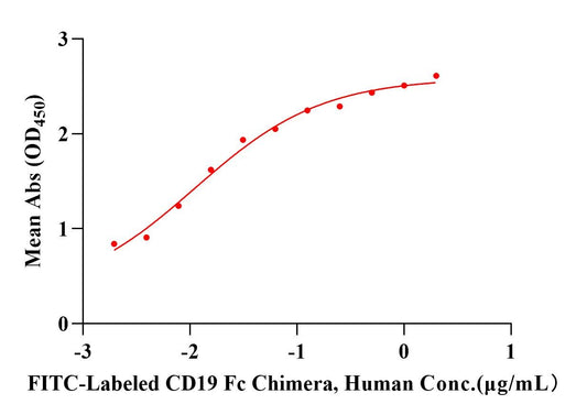 FITC-Labeled CD19 Fc Chimera Protein, Human