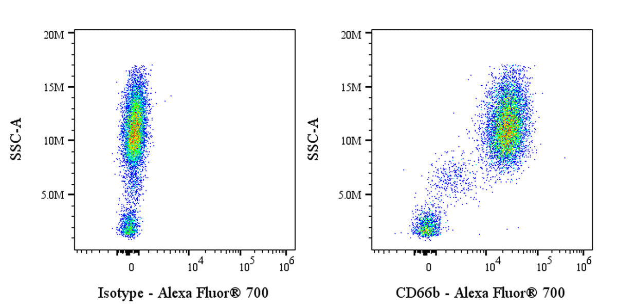 Alexa Fluor® 700 Mouse Anti-Human CD66b Antibody (G10F5)