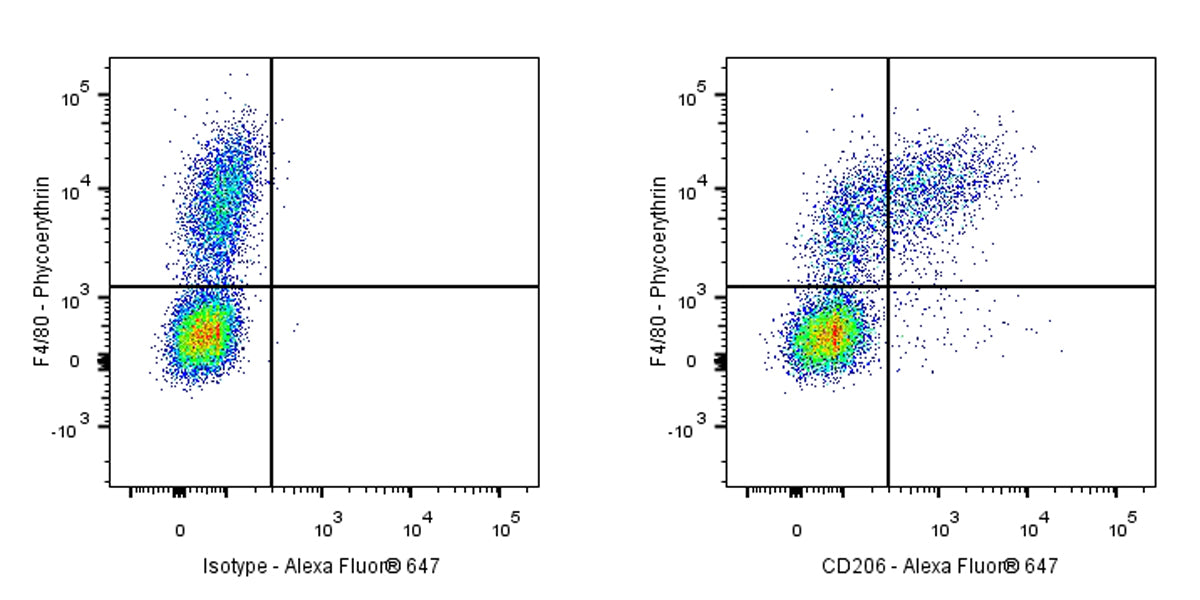 Alexa Fluor® 647 Rat Anti-mouse CD206 (MMR) Antibody (S-R498)