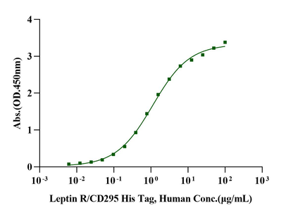Leptin R/CD295 His Tag Protein, Human