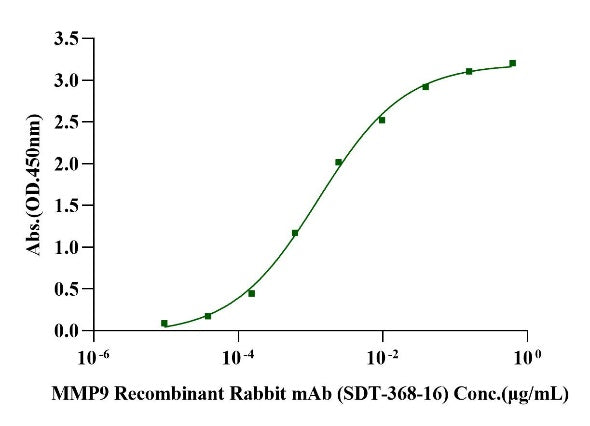 MMP-9 His Tag Protein, Cynomolgus