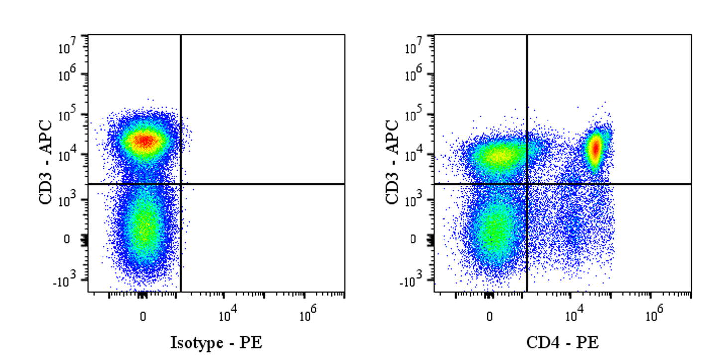 PE Mouse Anti-Rat CD4 Antibody (S-R631)