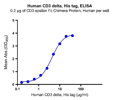 CD3 epsilon Fc Chimera Protein, Human