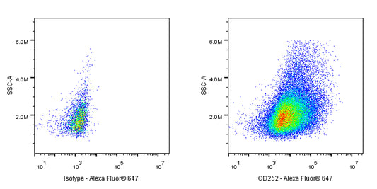 Alexa Fluor® 647 Rat Anti-Mouse CD252 Antibody (S-R735)