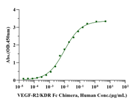 VEGF-R2/KDR Fc Chimera Protein, Human