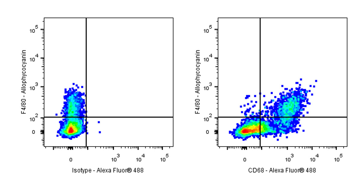 Alexa Fluor® 488 Rat Anti-Mouse CD68 Antibody (FA-11)