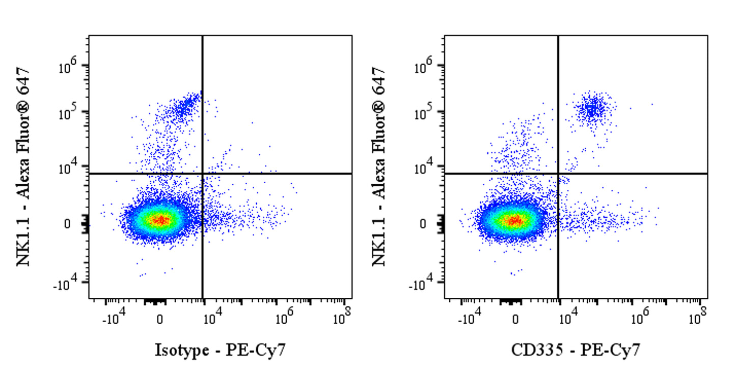PE-Cy7 Rat Anti-Mouse CD335/NKP46 Antibody (S-R613)